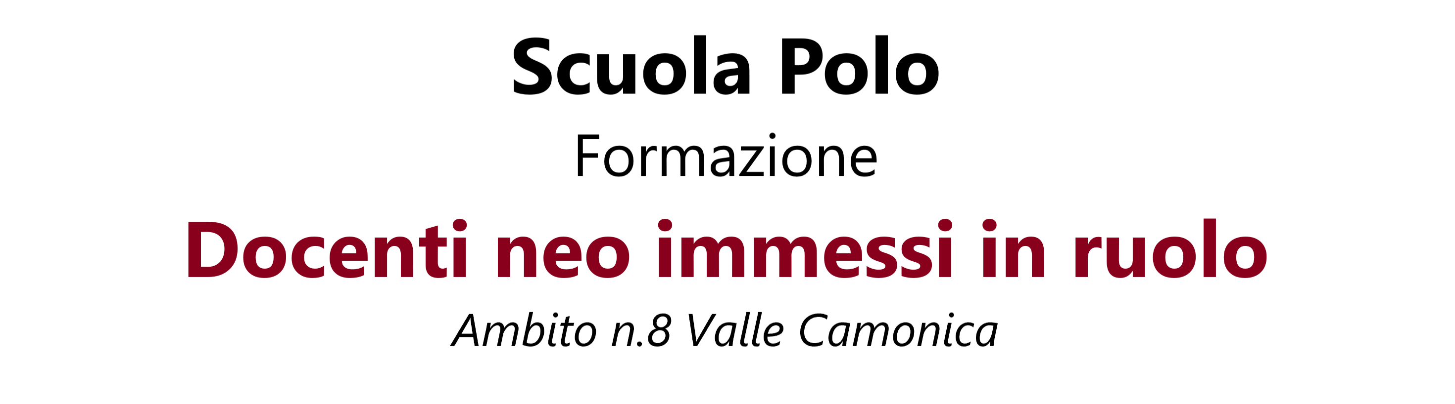 Formazione docenti